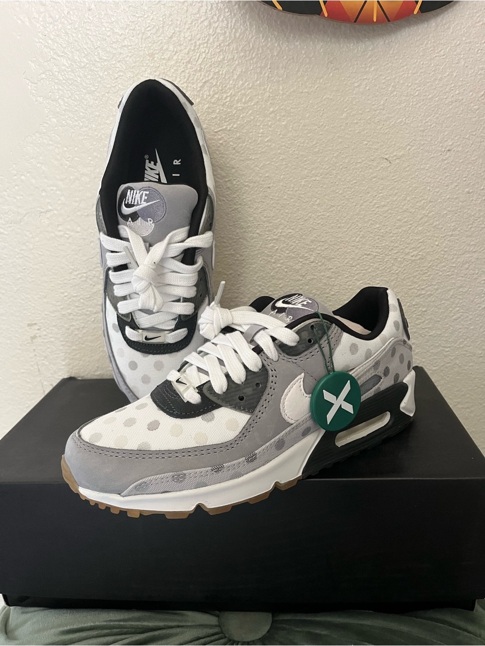 Nike Air Max 90 • White Polka Dot